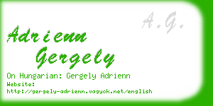 adrienn gergely business card